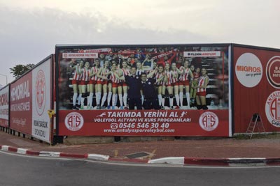 Voleybol Takımı Bilbord Tasarımı 