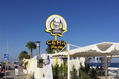 Cemil Konyaaltı Plajı Beach Tabela